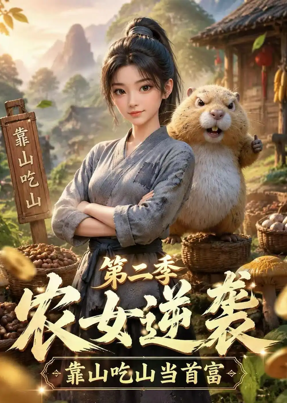 《农女逆袭：靠山吃山当首富第二季&农女逆袭靠山吃山当首富第二季（82集）AI短剧》短剧全集免费在线观看-CD网盘社