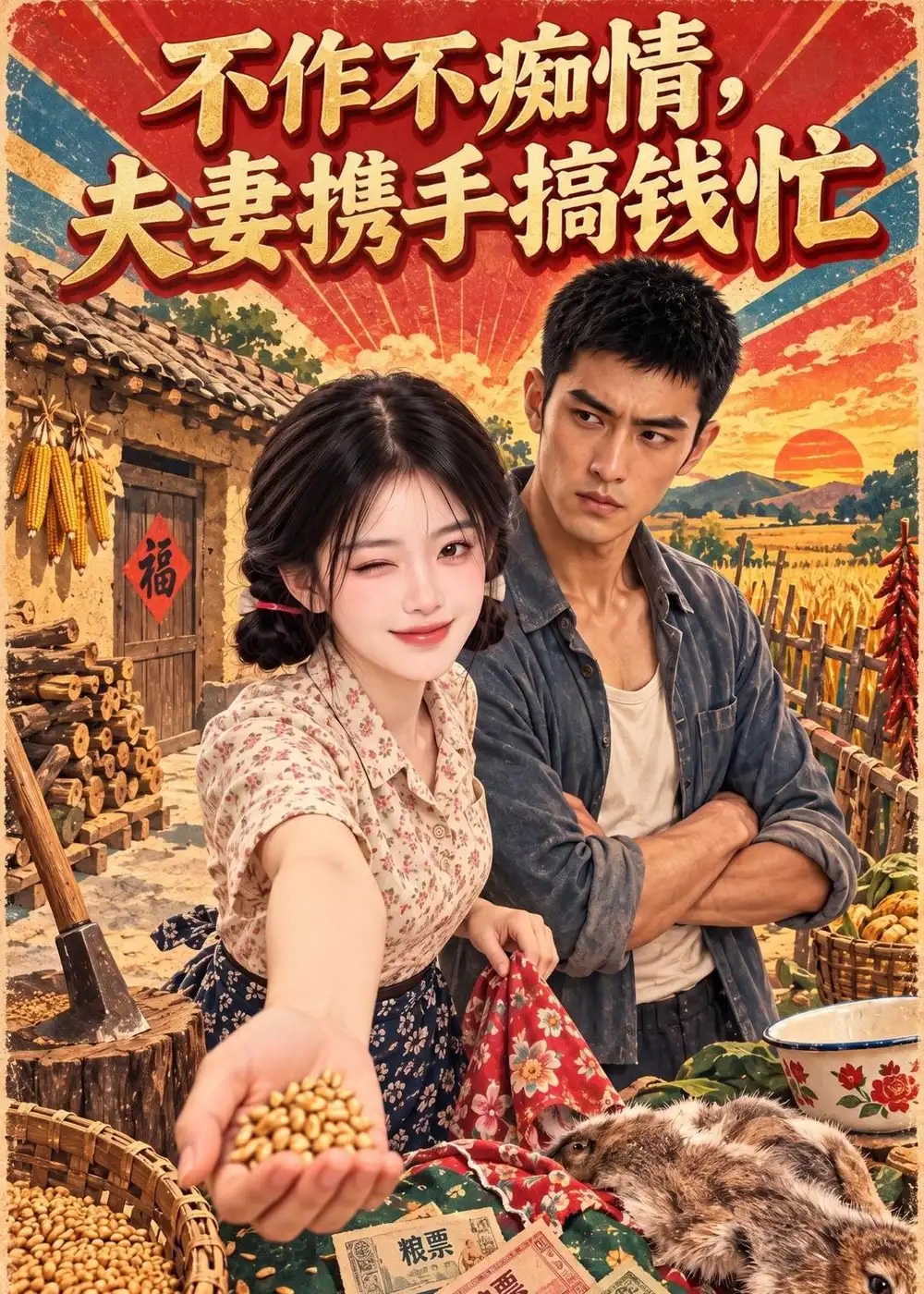 《不作不痴情，夫妻携手搞钱忙&不作不痴情夫妻携手搞钱忙（120集）AI短剧》短剧全集免费在线观看-CD网盘社