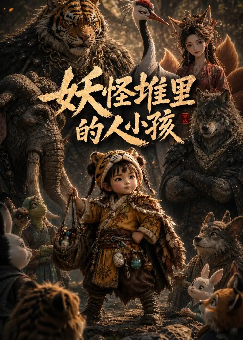 《妖怪堆里的人小孩（23集）AI短剧》短剧全集免费在线观看-CD网盘社