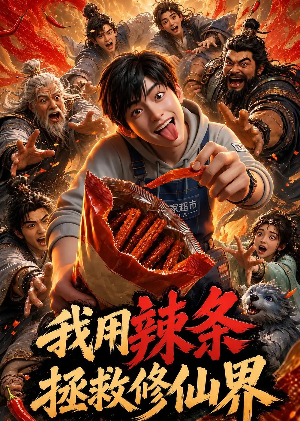 《我用辣条拯救修仙界（92集）AI短剧》短剧全集免费在线观看-CD网盘社