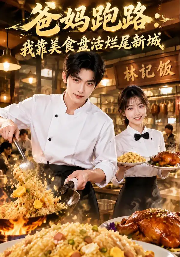 《爸妈跑路：我靠美食盘活烂尾新城&爸妈跑路我靠美食盘活烂尾新城（80集）AI短剧》短剧全集免费在线观看-CD网盘社