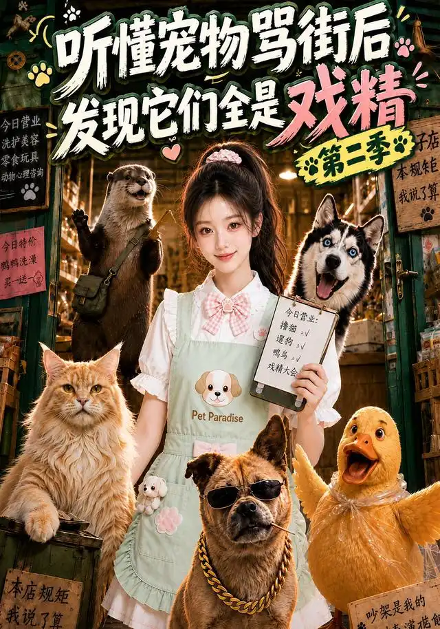 《听懂宠物骂街后发现它们全是戏精第二季（102集）AI短剧》短剧全集免费在线观看-CD网盘社