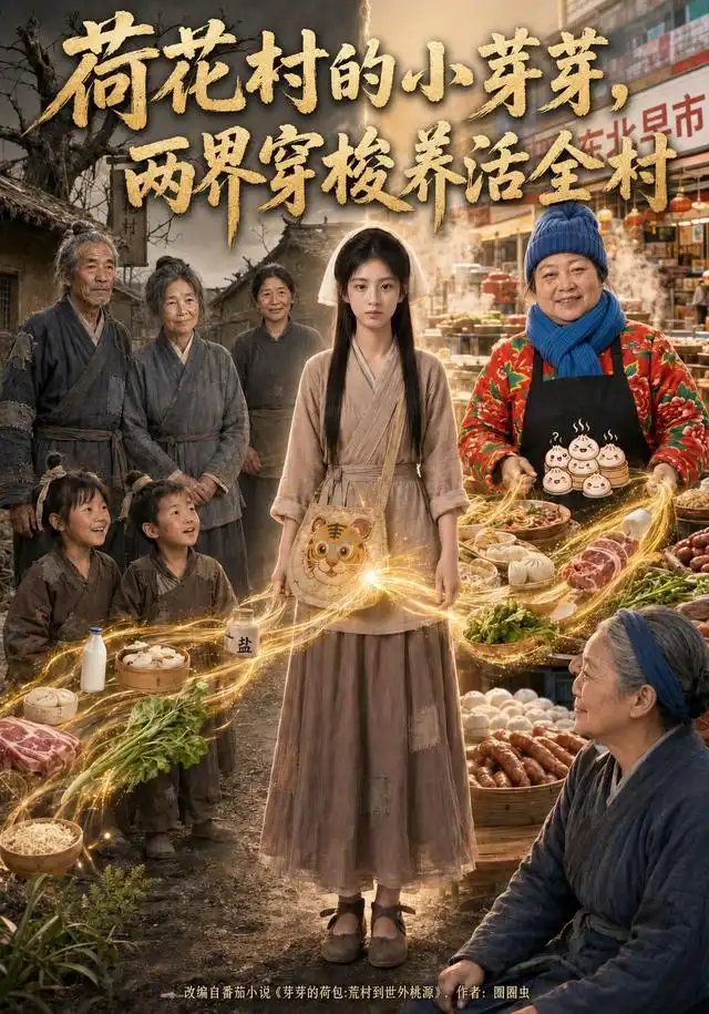 《荷花村的小芽芽，两界穿梭养活全村&荷花村的小芽芽两界穿梭养活全村（69集）AI短剧》短剧全集免费在线观看-CD网盘社