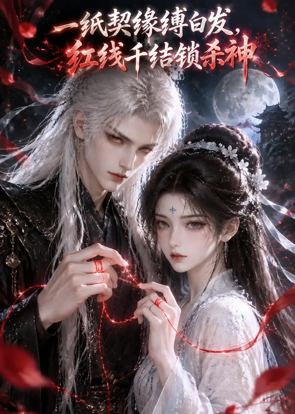 《一纸契缘缚白发，红线千结锁杀神&一纸契缘缚白发红线千结锁杀神（187集）AI短剧》短剧全集免费在线观看