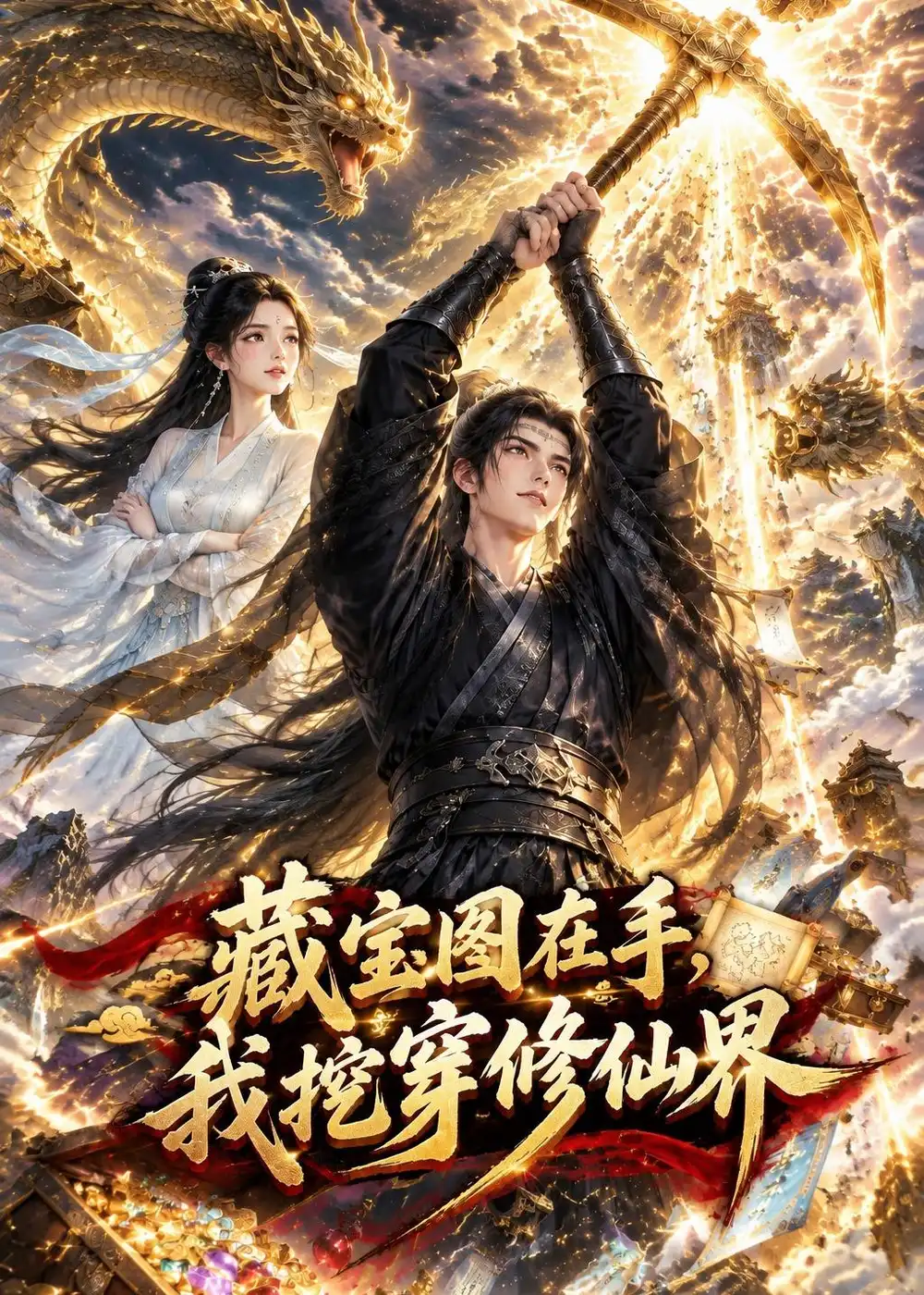 《藏宝图在手，我挖穿修真界&藏宝图在手我挖穿修真界（120集）AI短剧》短剧全集免费在线观看-CD网盘社