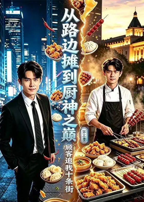 《从路边摊到厨神之巅,顾客追我十条街第三季&从路边摊到厨神之巅顾客追我十条街第三季(75集)AI短剧》短剧全集免费在线观看-CD网盘社