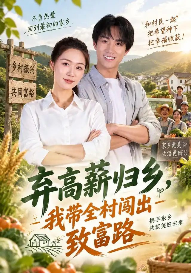 《弃高薪归乡，我带全村闯出致富路（80集）杨名扬&钟嘉玲》短剧全集免费在线观看-CD网盘社