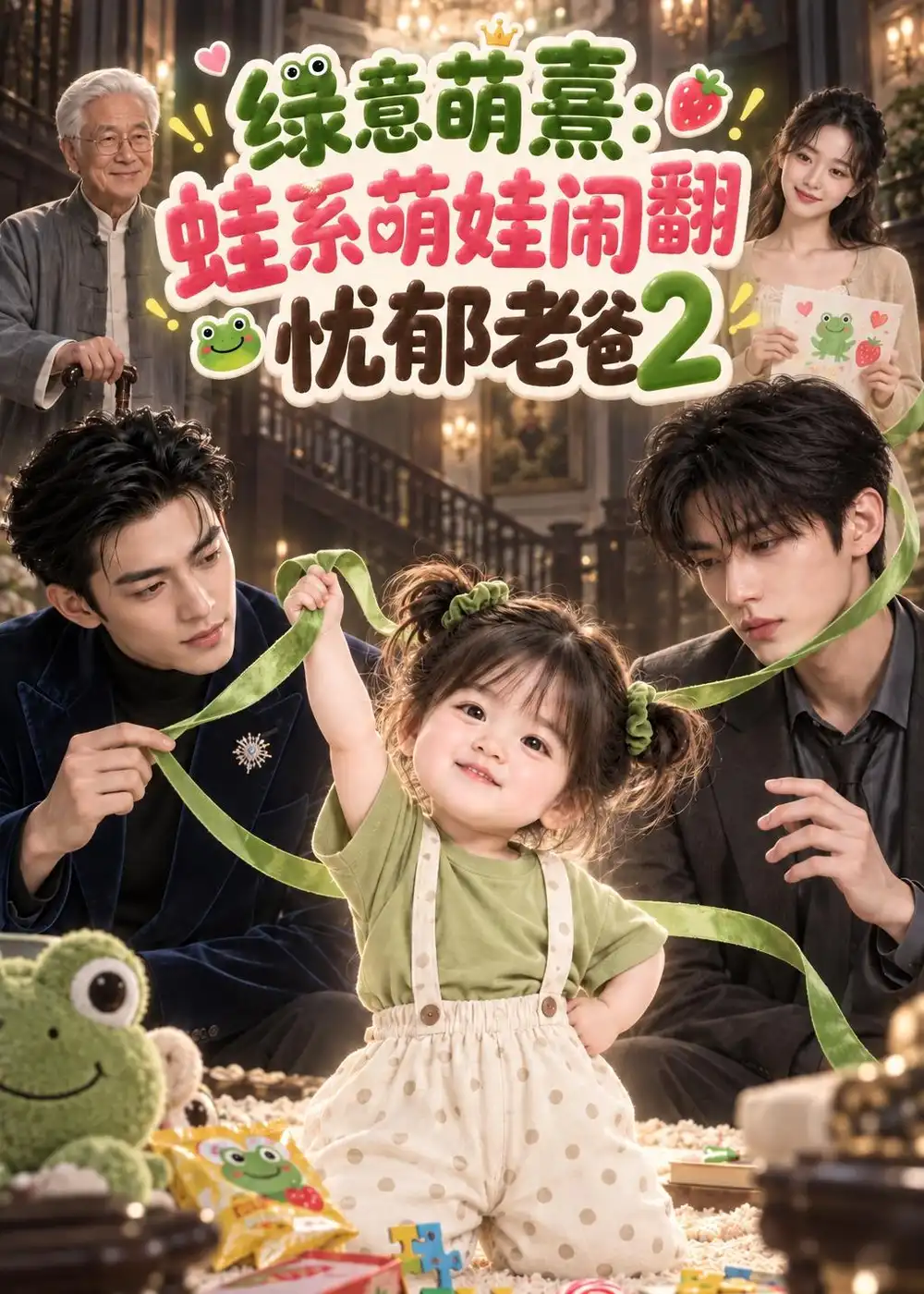 《绿意萌熹：蛙系萌娃闹翻忧郁老爸2&绿意萌熹蛙系萌娃闹翻忧郁老爸2（123集）AI短剧》短剧全集免费在线观看-CD网盘社