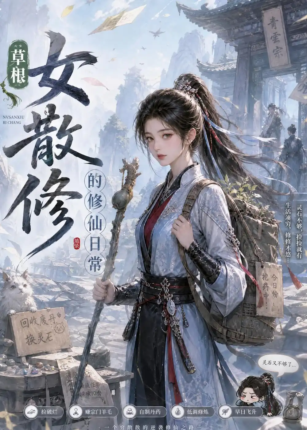 《草根女散修的修仙日常（108集）AI短剧》短剧全集免费在线观看-CD网盘社