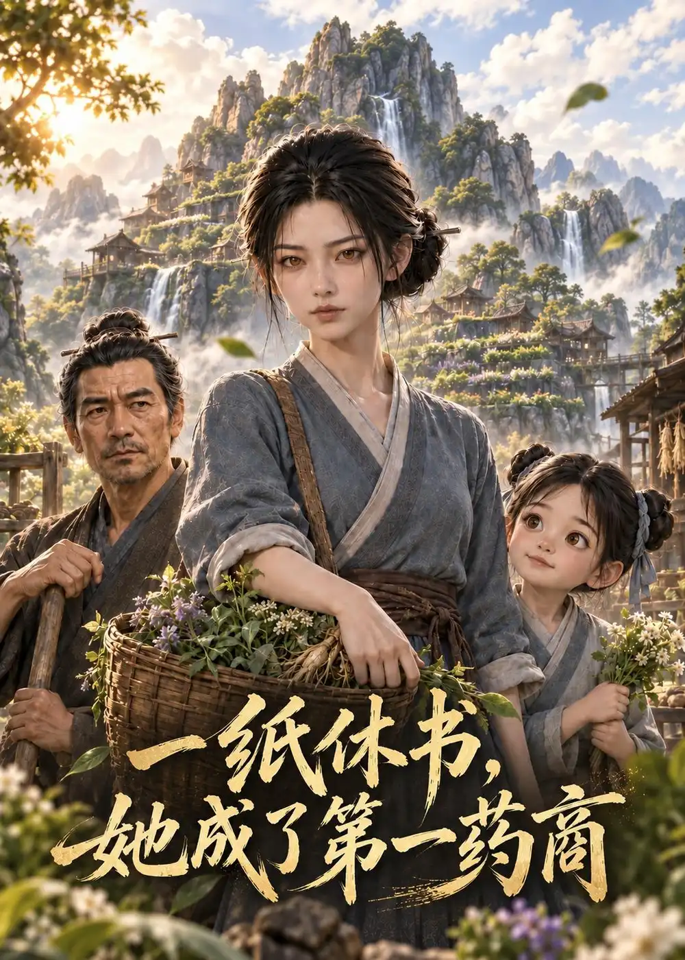 《一纸休书，她成了第一药商&一纸休书她成了第一药商（80集） AI短剧》短剧全集免费在线观看