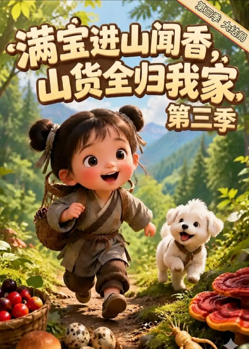 《满宝进山闻香，山货全归我家第三季&满宝进山闻香山货全归我家第三季（138集）AI短剧》短剧全集免费在线观看-CD网盘社