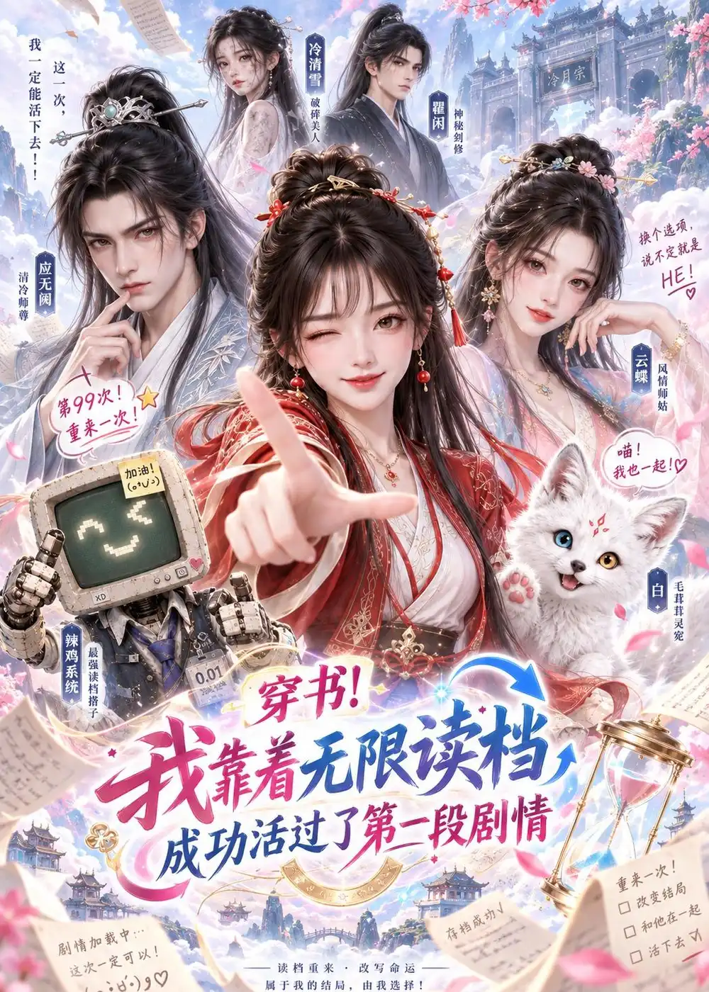 《穿书！我靠着无限读档成功活过了第一段剧情&穿书我靠着无限读档成功活过了第一段剧情（160集）AI短剧》短剧全集免费在线观看-CD网盘社