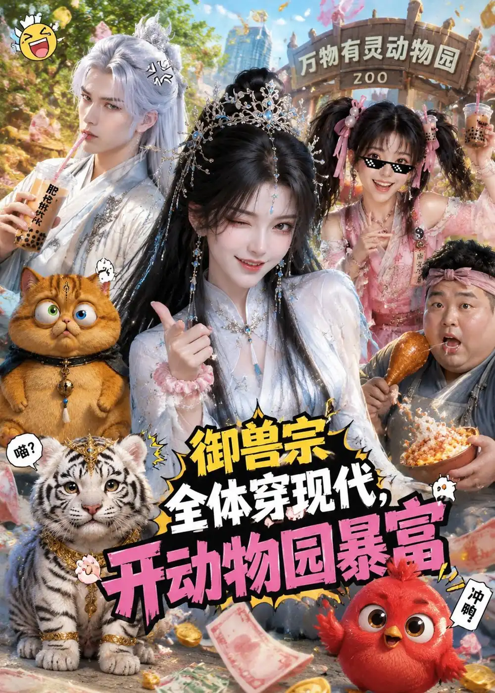 《御兽宗全体穿现代，开动物园暴富&御兽宗全体穿现代开动物园暴富（143集）AI短剧》短剧全集免费在线观看-CD网盘社