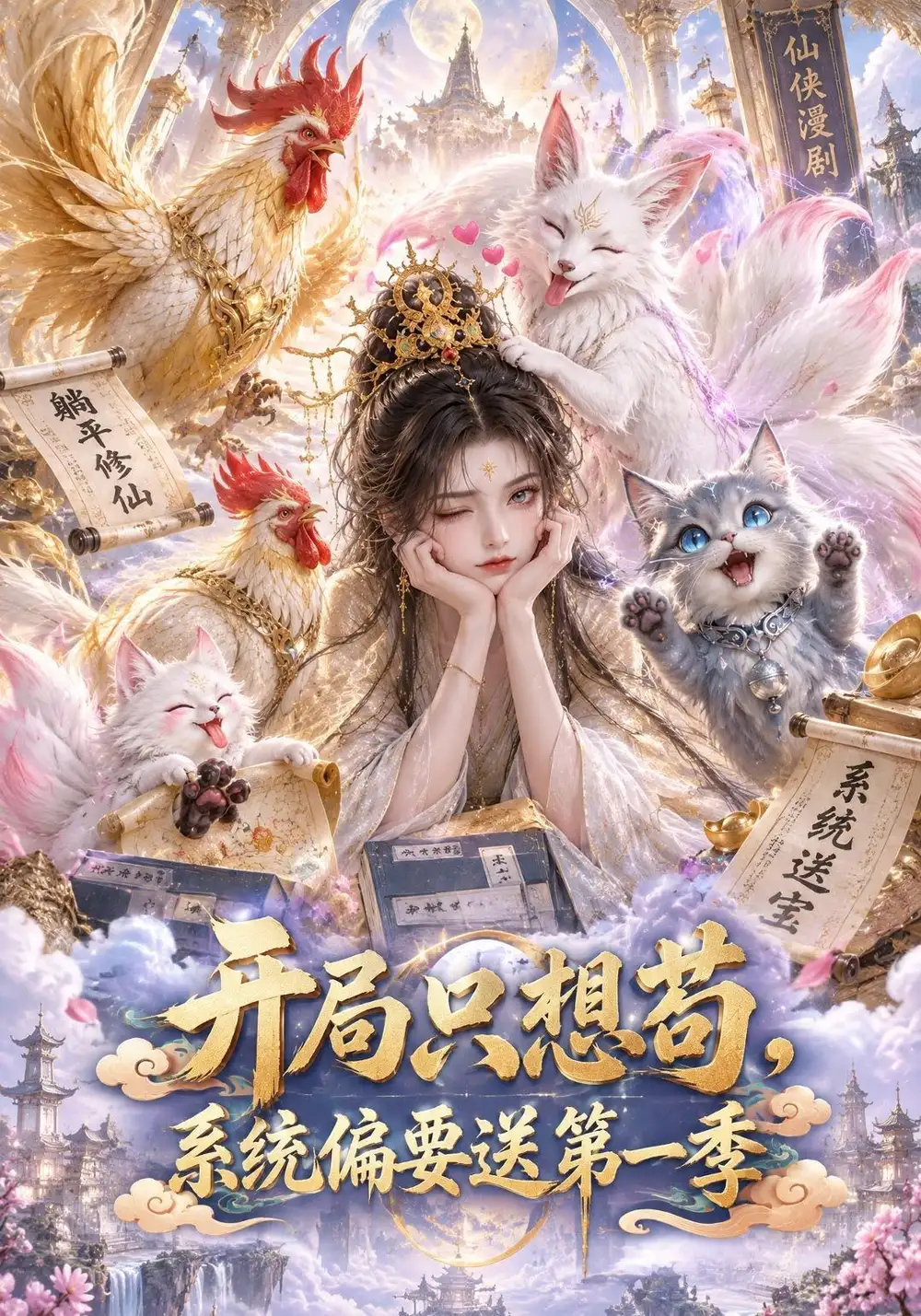 《开局只想苟系统偏要送第一季（200集）AI短剧》短剧全集免费在线观看-CD网盘社