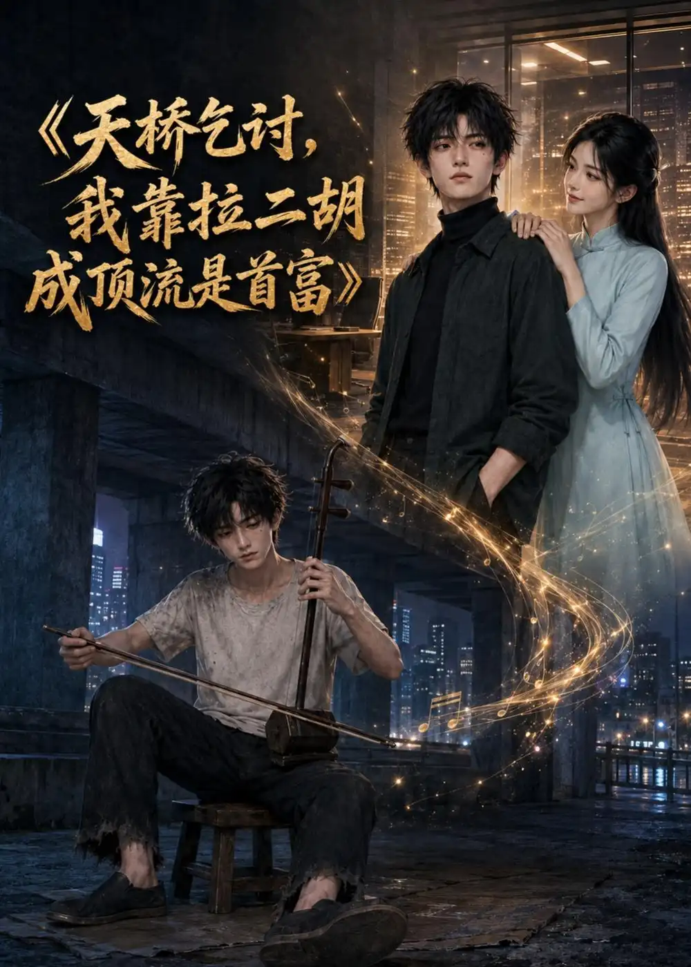 《天桥乞讨，我靠拉二胡成顶流是首富&天桥乞讨我靠拉二胡成顶流是首富（120集）AI短剧》短剧全集免费在线观看-CD网盘社