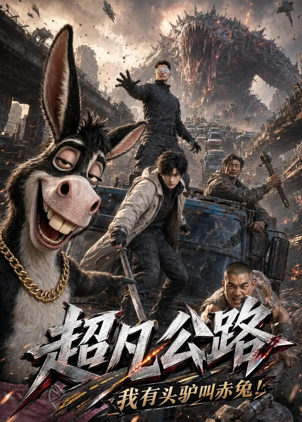 《超凡公路：我有头驴叫赤兔！&超凡公路我有头驴叫赤兔（211集）AI短剧》短剧全集免费在线观看-CD网盘社