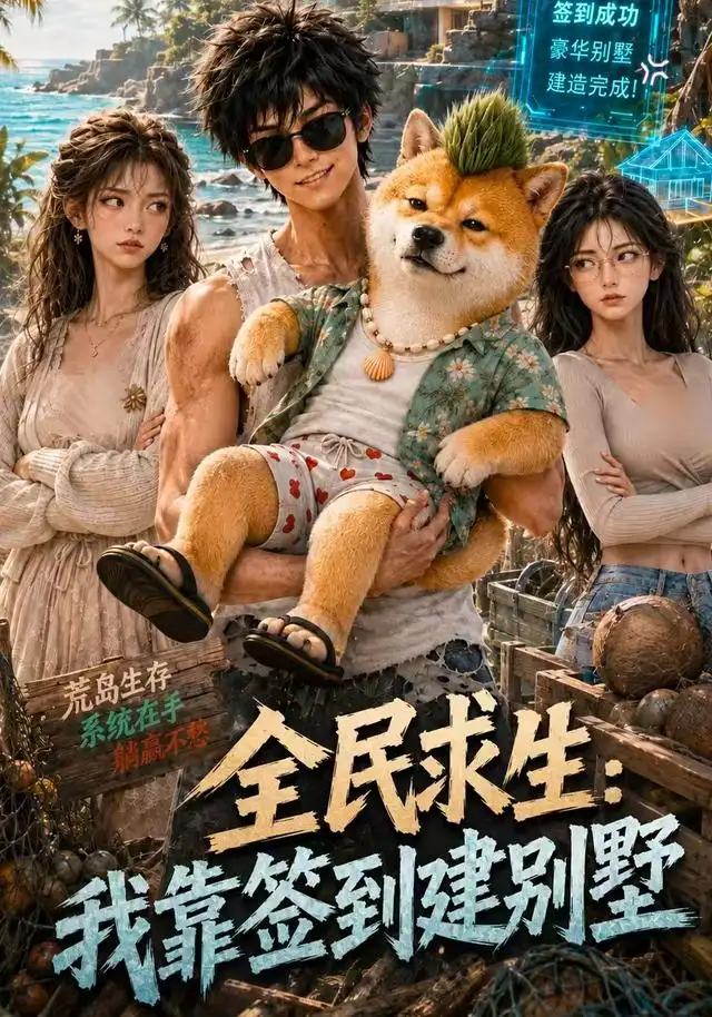 《全民求生：我靠签到建别墅&全民求生我靠签到建别墅（122集）AI短剧》短剧全集免费在线观看-布伊影视网