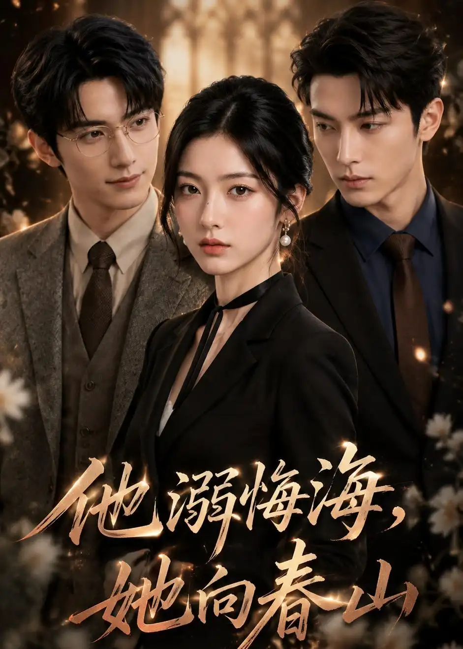 《他溺悔海，她向春山&他溺悔海她向春山（60集） AI短剧》短剧全集免费在线观看