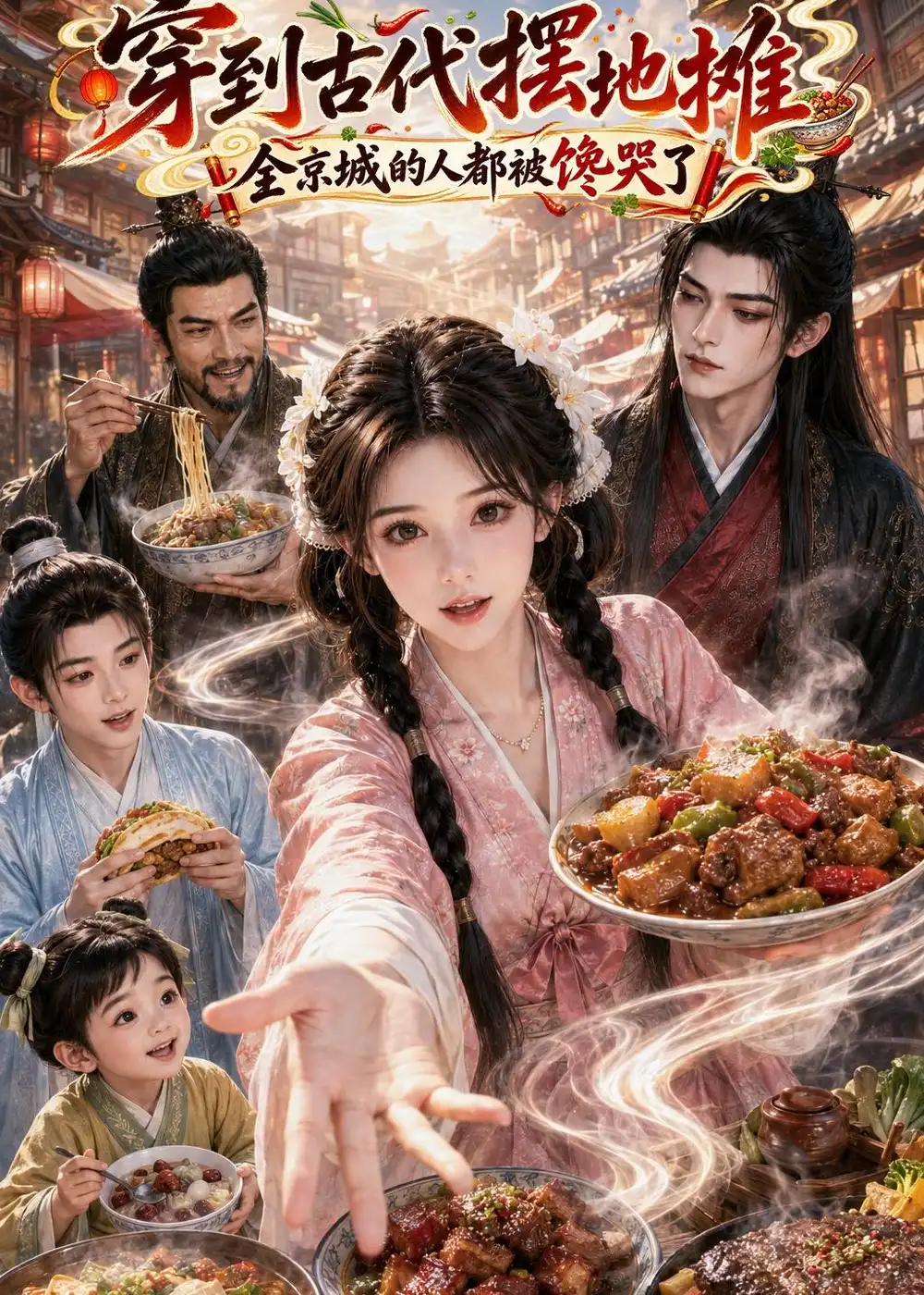 《穿到古代摆地摊：全京城的人都被馋哭了&穿到古代摆地摊全京城的人都被馋哭了（50集）AI短剧》短剧全集免费在线观看-CD网盘社