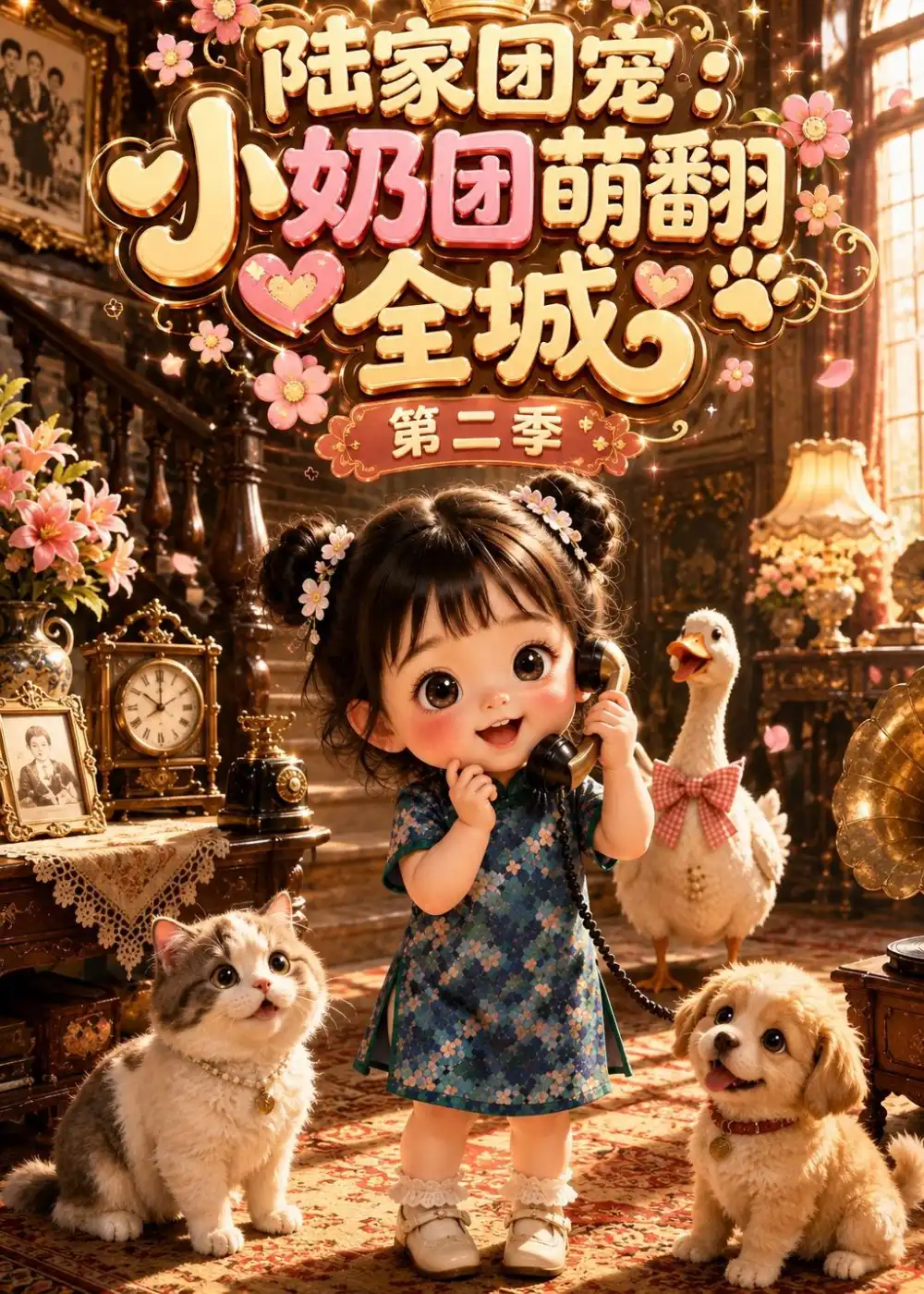 《陆家团宠：小奶团萌翻全城第二季&陆家团宠小奶团萌翻全城第二季（97集）AI短剧》短剧全集免费在线观看-CD网盘社