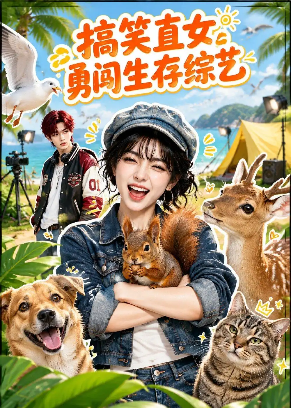 《搞笑直女勇闯生存综艺（146集）AI短剧》短剧全集免费在线观看-CD网盘社