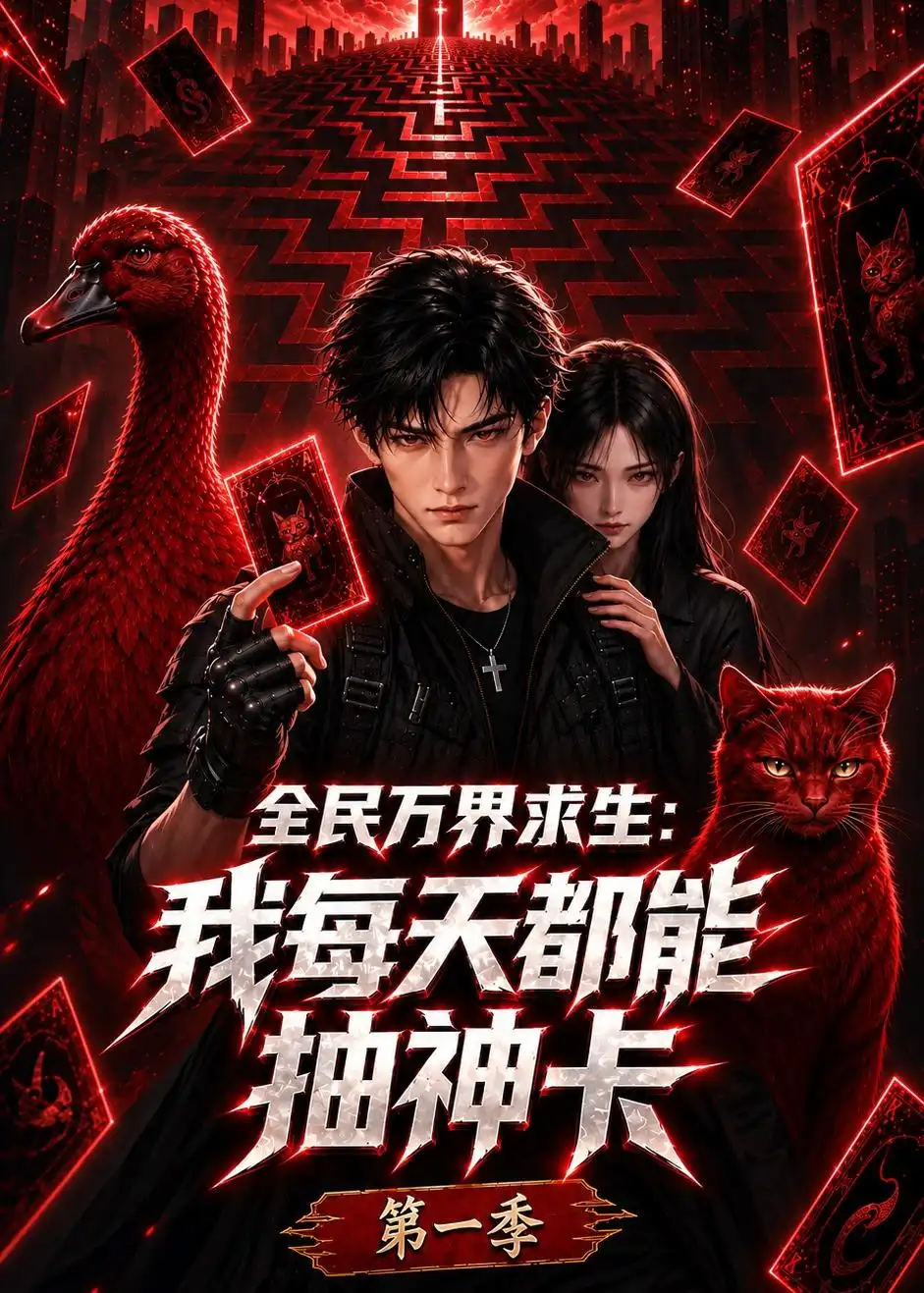 全民万界求生：我每天都能抽神卡第一季&全民万界求生我每天都能抽神卡第一季（96集）AI短剧全集免费在线观看 - 第一搜