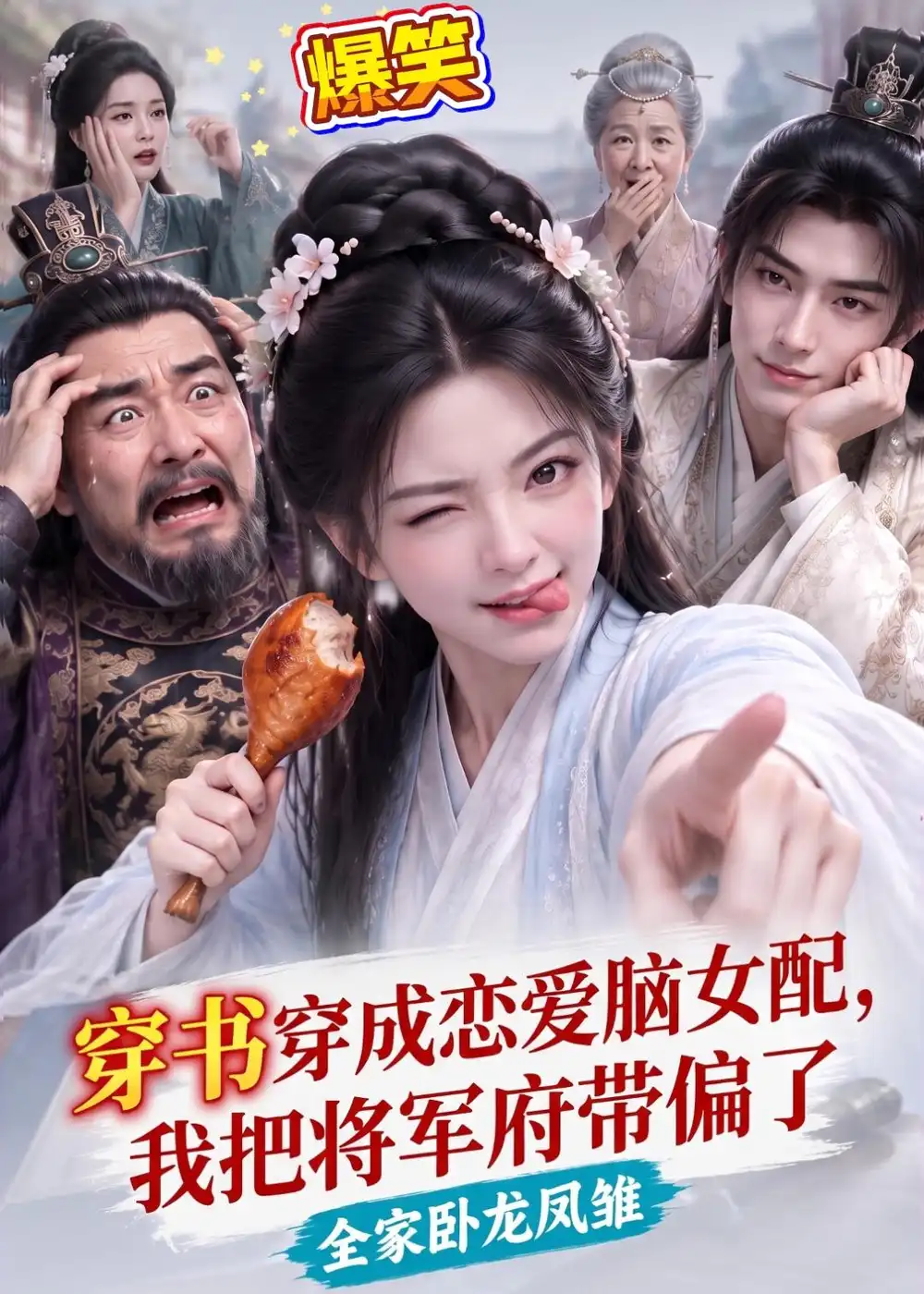 《穿书穿成恋爱脑女配，我把将军府带偏了&穿书穿成恋爱脑女配我把将军府带偏了（210集）AI短剧》短剧全集免费在线观看-CD网盘社