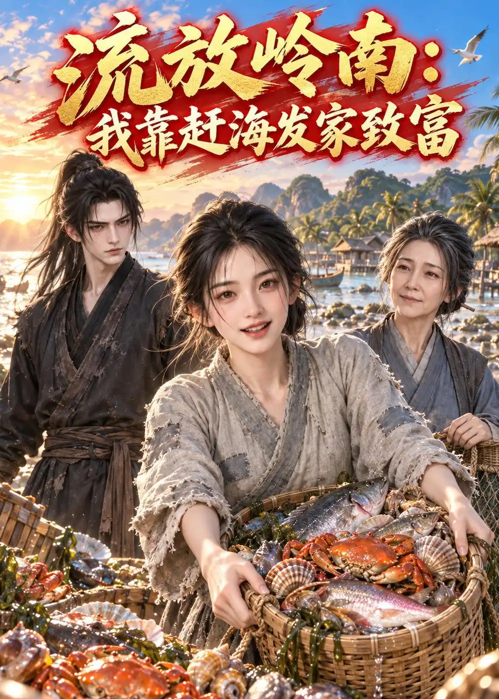 《流放岭南，我靠赶海发家致富&流放岭南我靠赶海发家致富（242集）AI短剧》短剧全集免费在线观看-CD网盘社