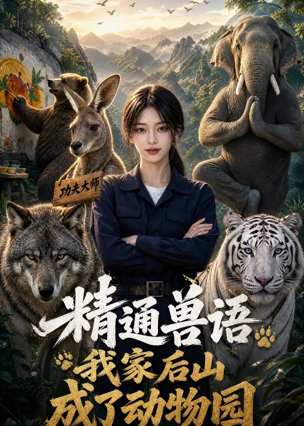 《精通兽语，我家后山成了动物园&精通兽语我家后山成了动物园（90集）AI短剧》短剧全集免费在线观看-布伊影视网