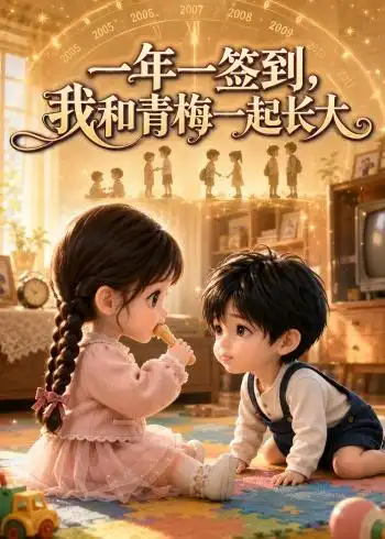 《一年一签到，我和青梅一起长大&一年一签到我和青梅一起长大（118集）AI短剧》短剧全集免费在线观看