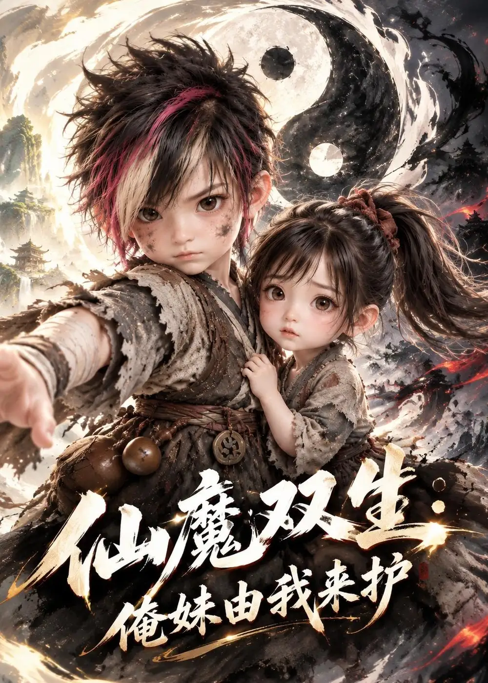 《仙魔双生：俺妹由我来护&仙魔双生俺妹由我来护（50集）AI短剧》短剧全集免费在线观看-CD网盘社