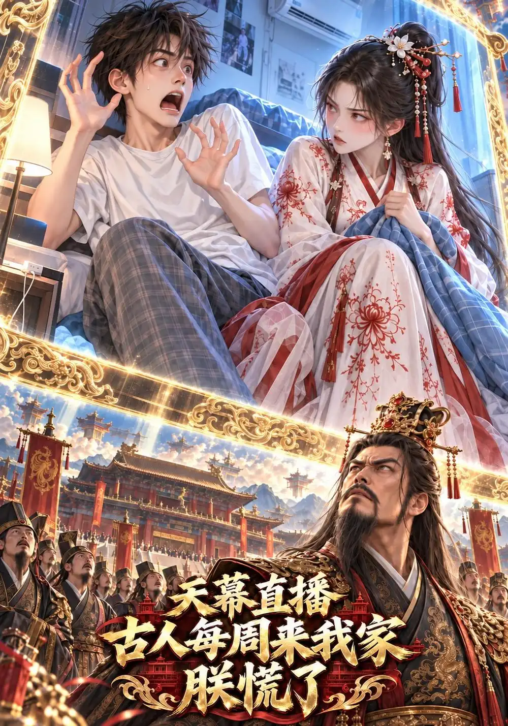 天幕直播：古人每周来我家朕慌了&天幕直播古人每周来我家朕慌了（412集）AI短剧全集免费在线观看 - 第一搜
