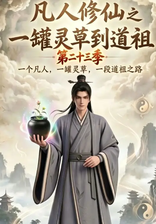 《凡人修仙之一罐灵草到道祖第二十三季（121集）AI短剧》短剧全集免费在线观看-CD网盘社