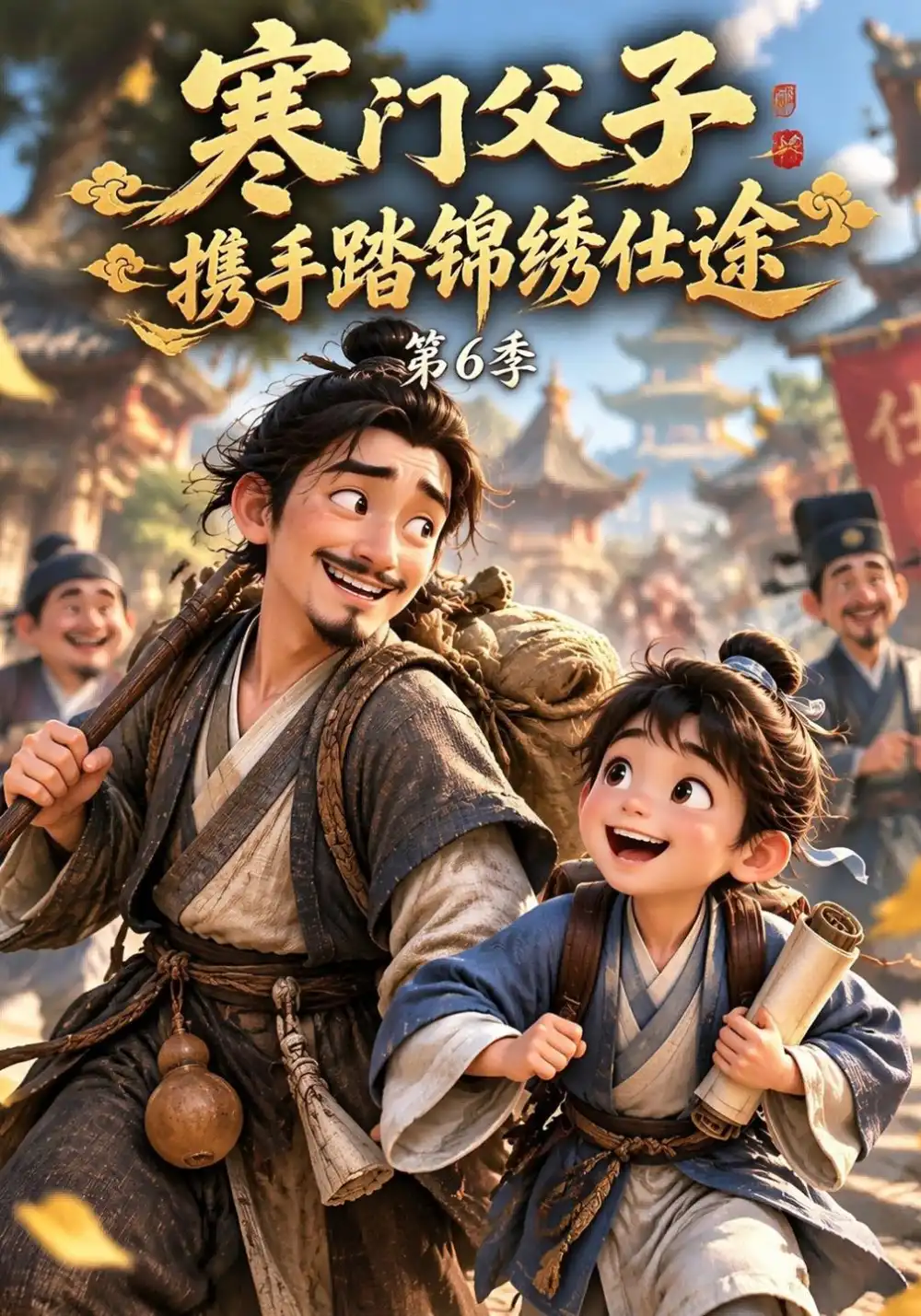 《寒门父子，携手踏锦绣仕途第6季&寒门父子携手踏锦绣仕途第6季（216集）AI短剧》短剧全集免费在线观看-CD网盘社
