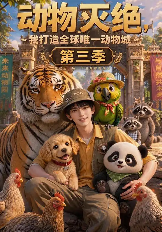 《动物灭绝，我打造全球唯一动物城第三季&动物灭绝我打造全球唯一动物城第三季（165集）AI短剧》短剧全集免费在线观看-CD网盘社