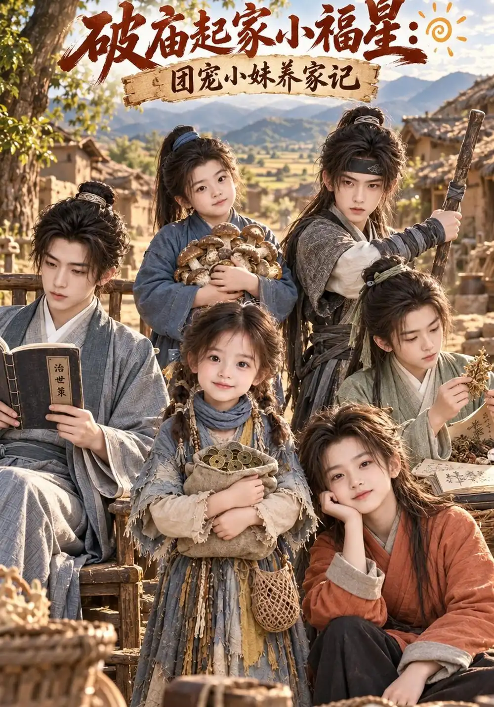 《破庙起家小福星：团宠小妹养家记&破庙起家小福星团宠小妹养家记（132集）AI短剧》短剧全集免费在线观看-CD网盘社