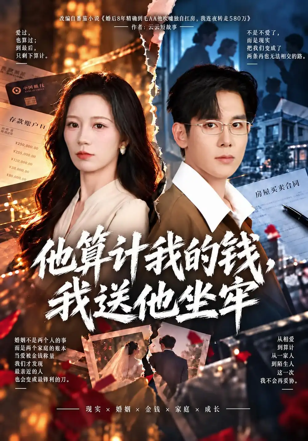 《他算计我的钱，我送他坐牢（40集）何怡婷&高玮&黄俊&周瑜》短剧全集免费在线观看-CD网盘社