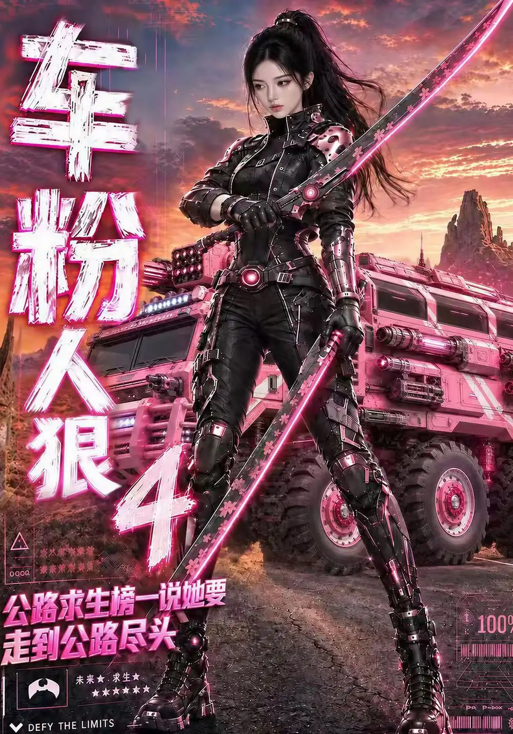 《车粉人狠4公路求生榜一说她要走到公路尽头（211集）AI短剧》短剧全集免费在线观看