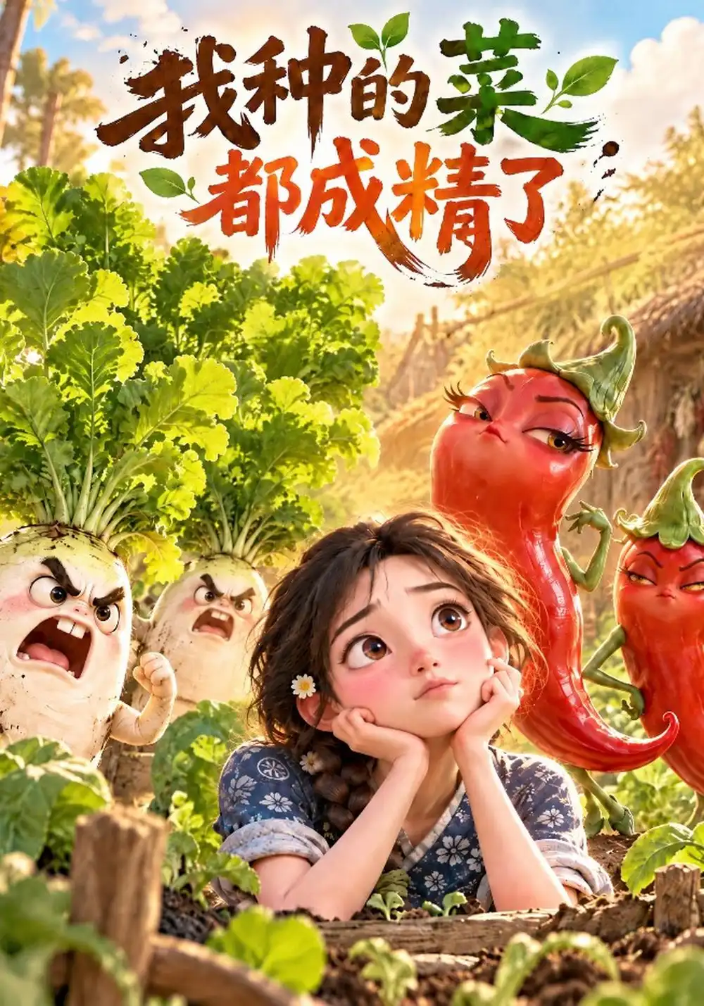 《我种的菜都成精了（150集）AI短剧》短剧全集免费在线观看-CD网盘社