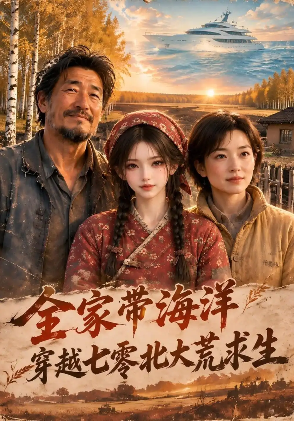 《全家带海洋穿越七零北大荒求生(209集)AI短剧》短剧全集免费在线观看-CD网盘社