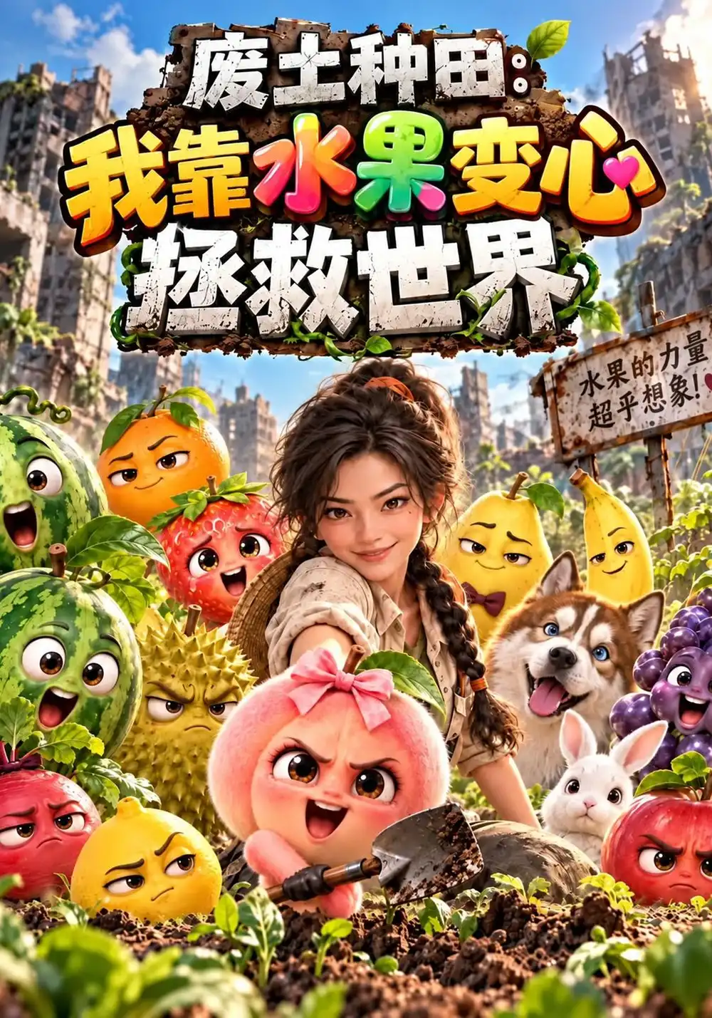 《废土种田：我靠水果变心拯救世界&废土种田我靠水果变心拯救世界（166集）AI短剧》短剧全集免费在线观看-CD网盘社
