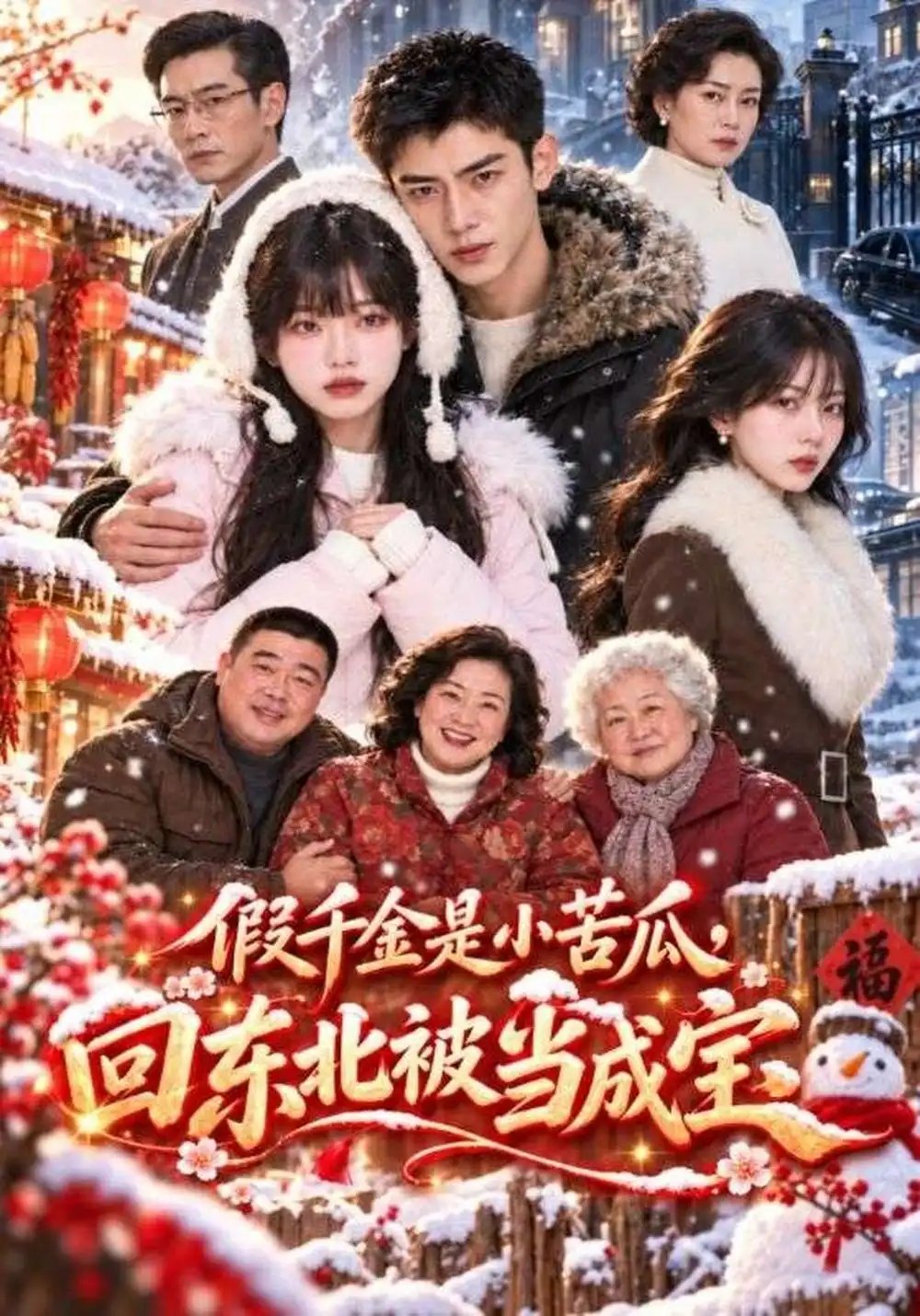《假千金是小苦瓜，回东北被当成宝&假千金是小苦瓜回东北被当成宝（46集）AI短剧》短剧全集免费在线观看-CD网盘社