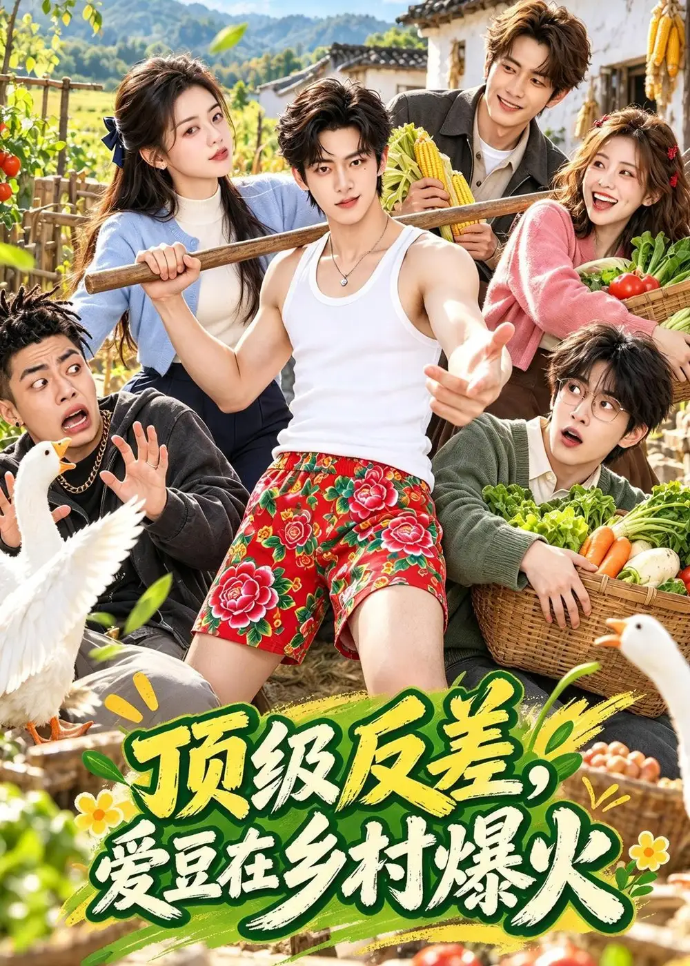 《顶级反差，爱豆在乡村爆火&顶级反差爱豆在乡村爆火（65集）AI短剧》短剧全集免费在线观看-CD网盘社