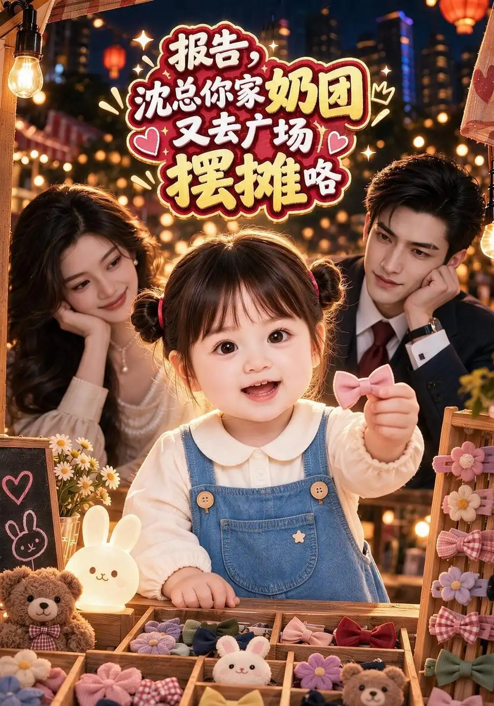 报告，沈总你家奶团又去广场摆摊咯&报告沈总你家奶团又去广场摆摊咯（326集）AI短剧全集免费在线观看 - 第一搜