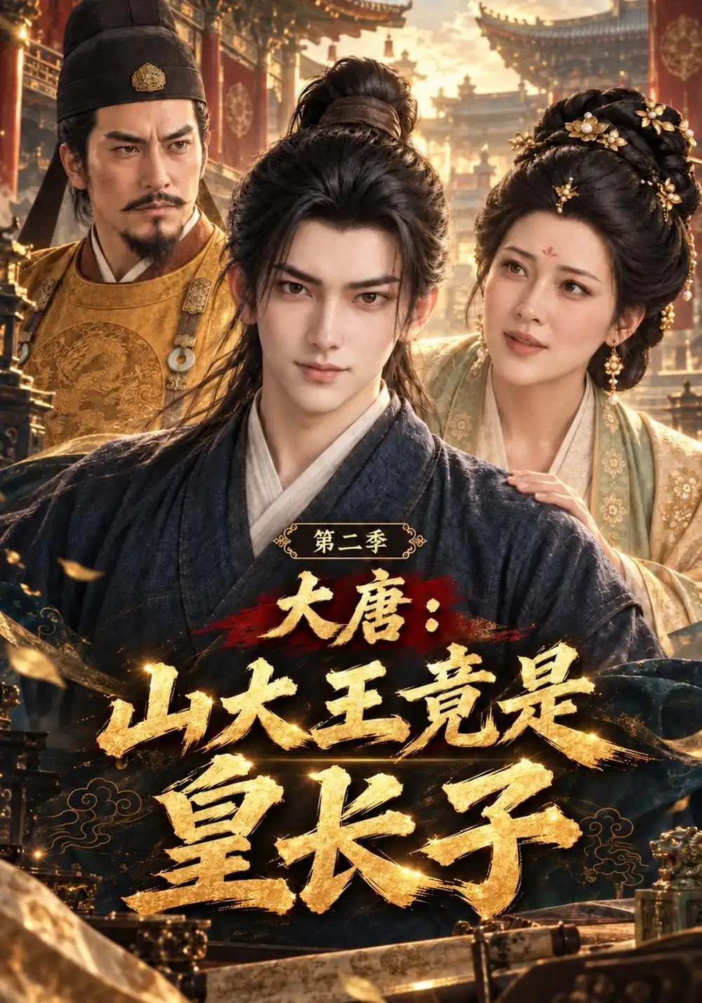 《大唐：山大王竟是皇长子第二季&大唐山大王竟是皇长子第二季（568集）AI短剧》短剧全集免费在线观看