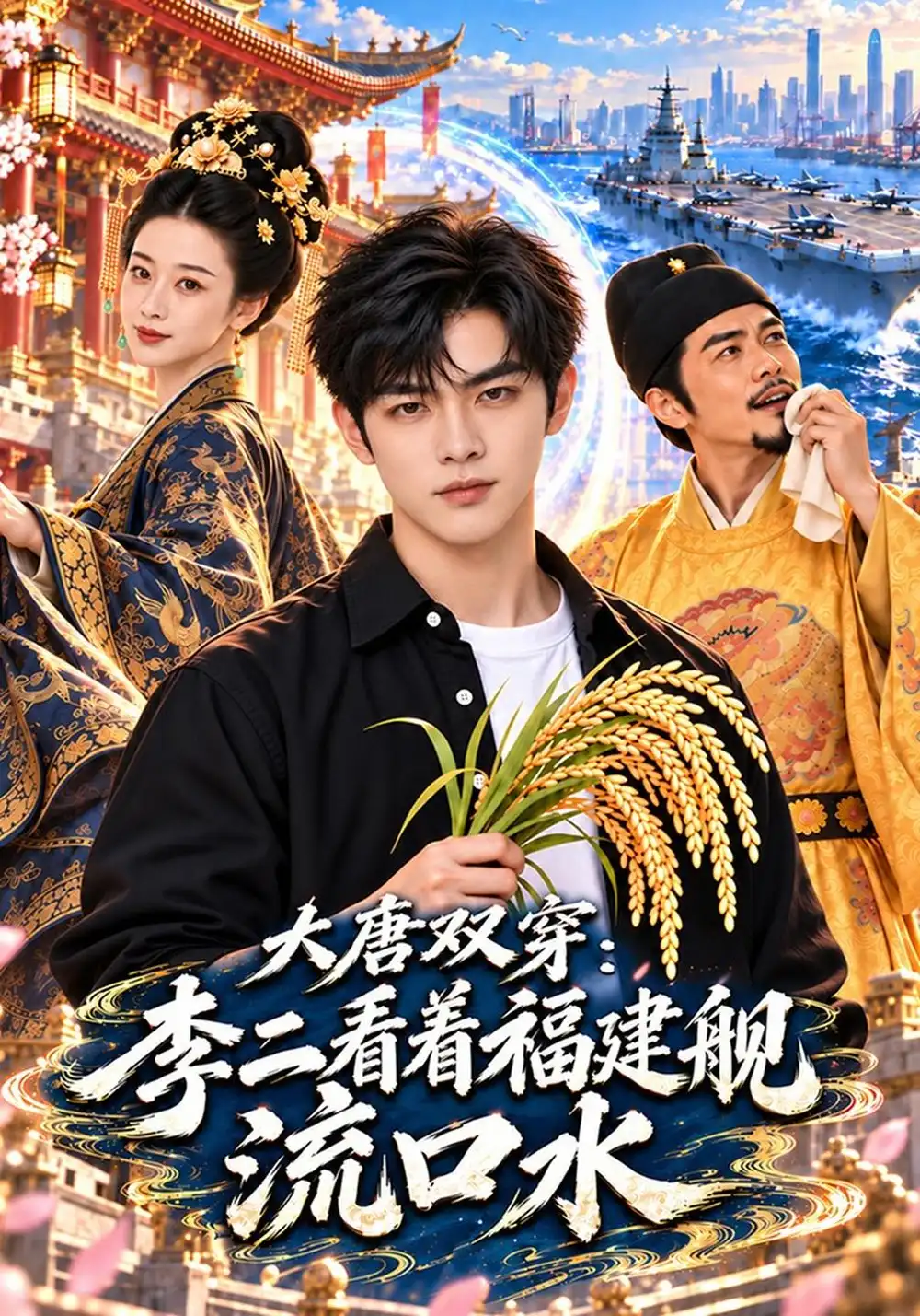 《大唐双穿，李二看着福建舰流口水&大唐双穿李二看着福建舰流口水（75集）AI短剧》短剧全集免费在线观看-CD网盘社