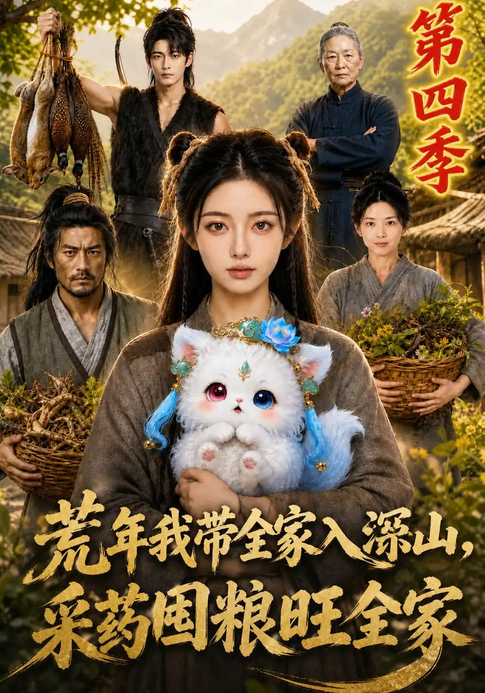 《荒年我带全家入深山，采药囤粮旺全家第四季&荒年我带全家入深山采药囤粮旺全家第四季（154集）AI短剧》短剧全集免费在线观看-CD网盘社