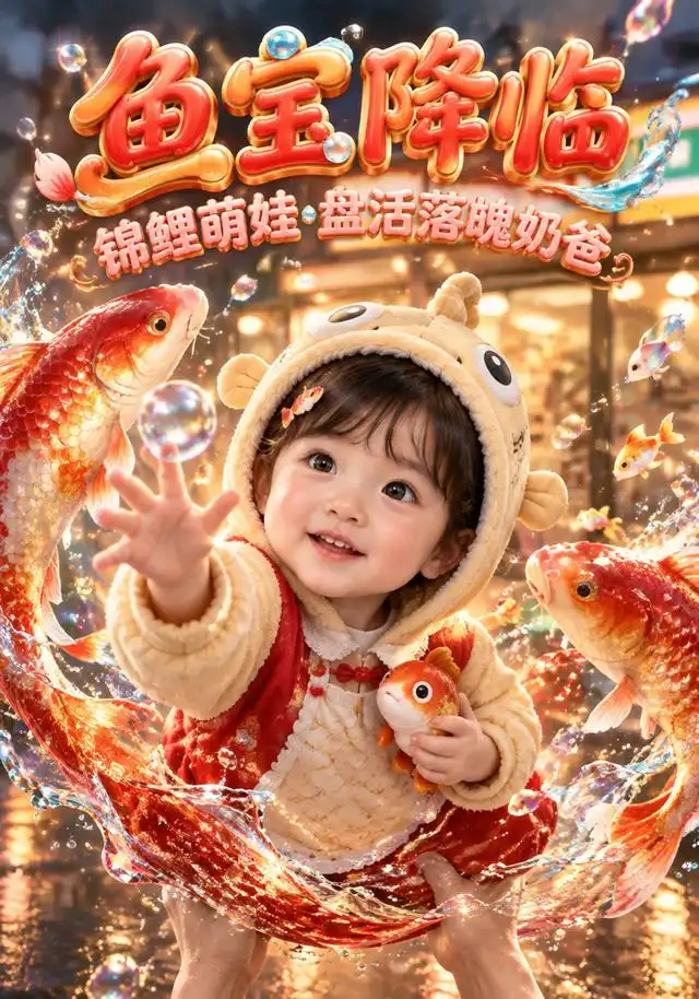 鱼宝降临，锦鲤萌娃盘活落魄奶爸&鱼宝降临锦鲤萌娃盘活落魄奶爸（306集）AI短剧全集免费在线观看 - 第一搜