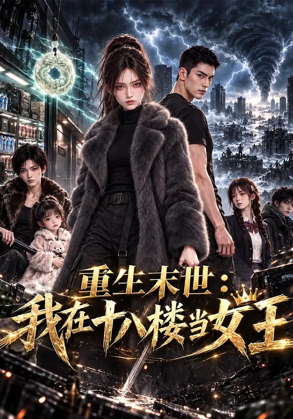 《重生末世：我在十八楼当女王&重生末世我在十八楼当女王（100集）AI短剧》短剧全集免费在线观看-CD网盘社