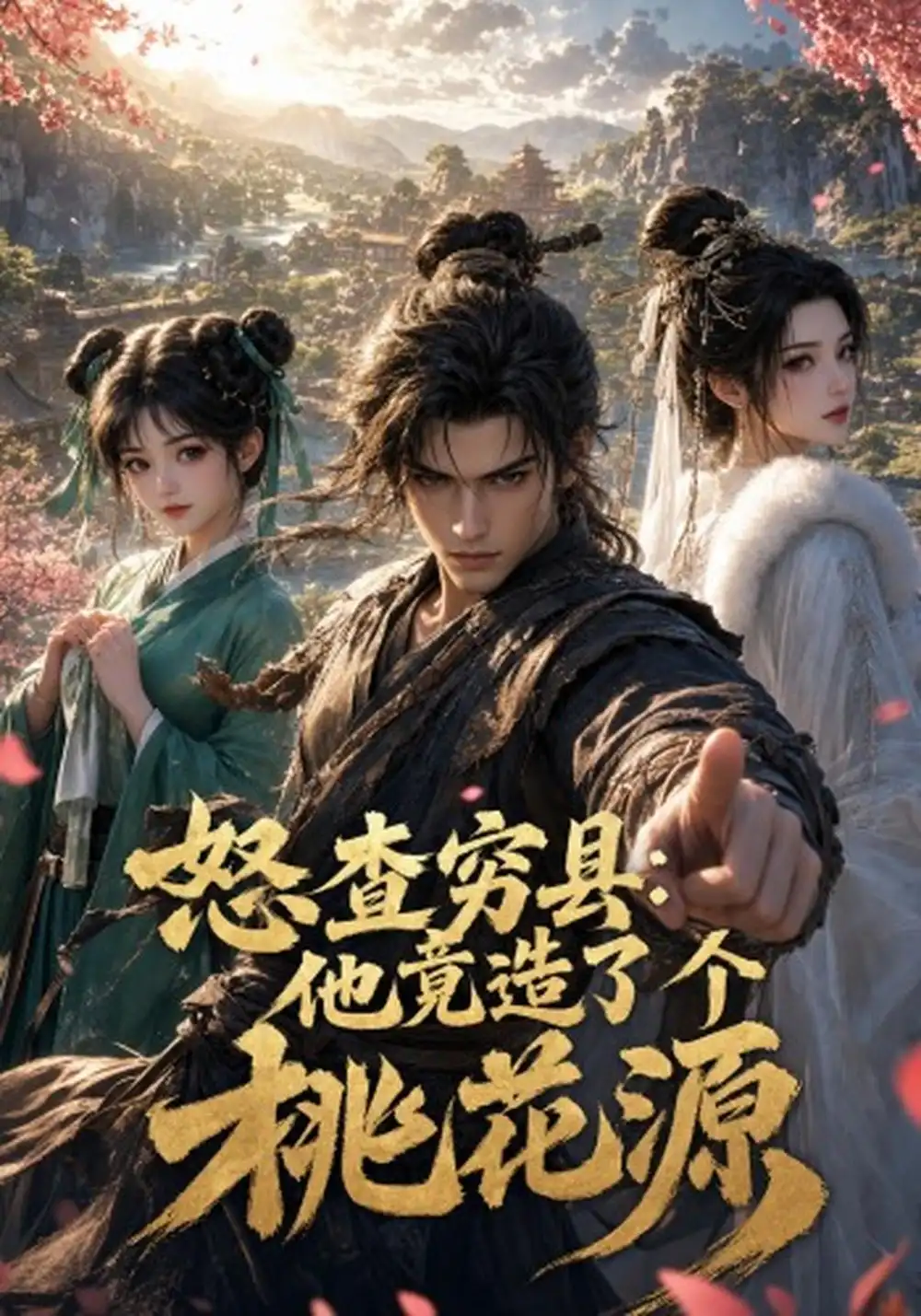 《怒查穷县：他竟造了个桃花源&怒查穷县他竟造了个桃花源（53集）AI短剧》短剧全集免费在线观看-CD网盘社